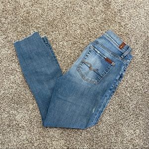 Seven For All Mankind The High Waist Skinny Jeans